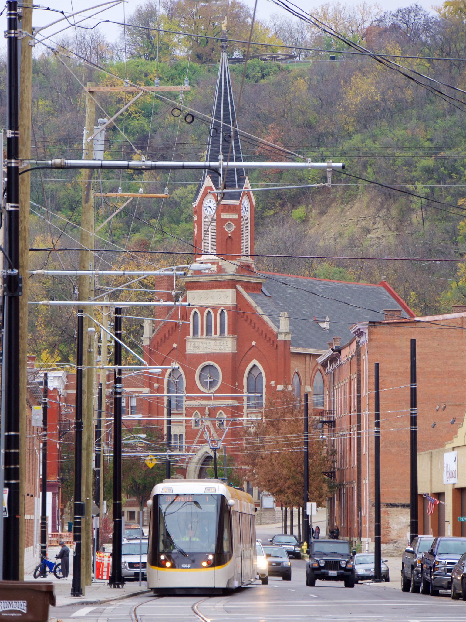 Cincinnati Streetcar Testing