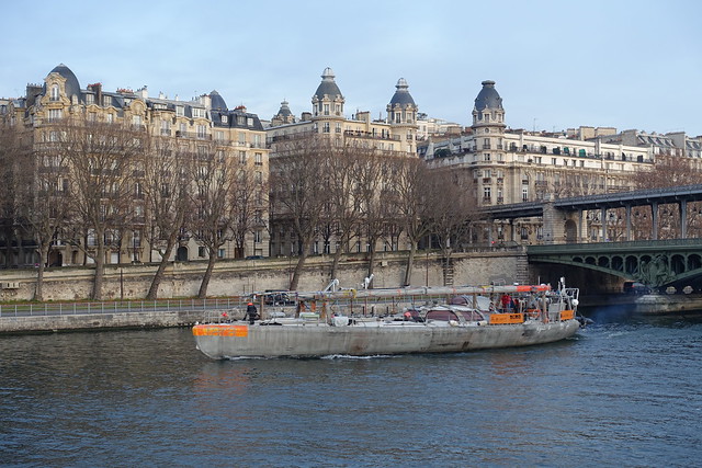 Tara @ Seine river @ Ile aux Cygnes @ Paris