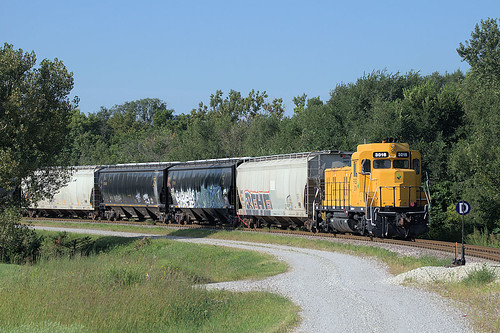 RSSX 3016, Blair, NE | Here's a view from the grade crossing… | Flickr