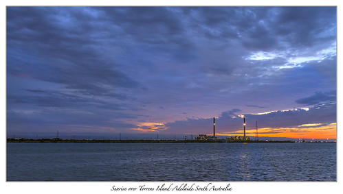 panorama cloud sunrise industrial australia southaustralia powerstation osborne portriver torrensisland