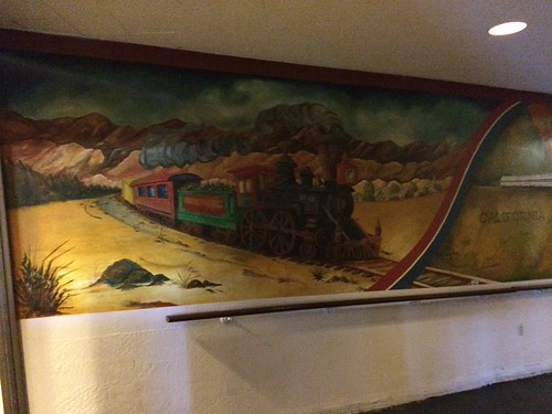 The Union Plaza/Amtrak rail station in Las Vegas featuring abandoned platforms, and optimistic murals. | by spudforth