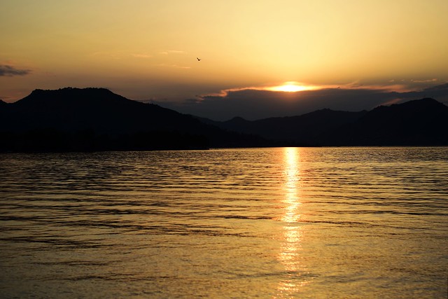Lago d'Iseo al tramonto