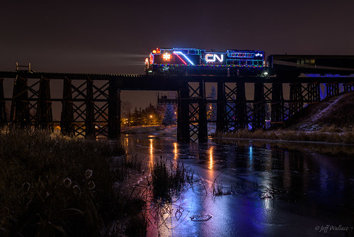 CN Christmas Express, St Albert, Alberta | by WherezJeff