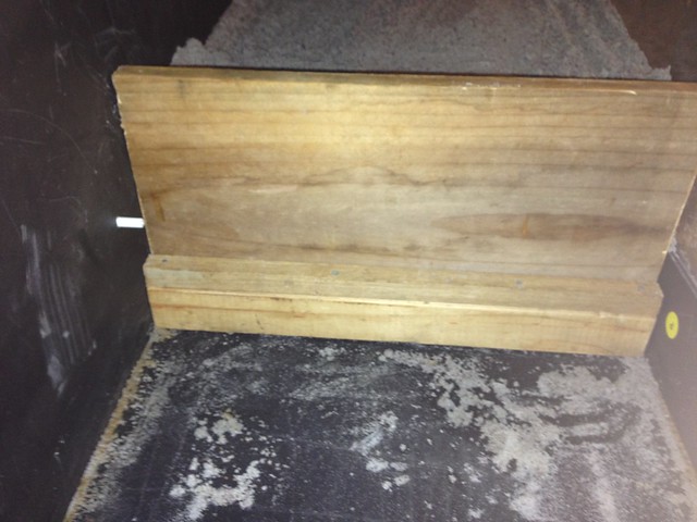Retaining wall for my Crabitat made form untreated wood