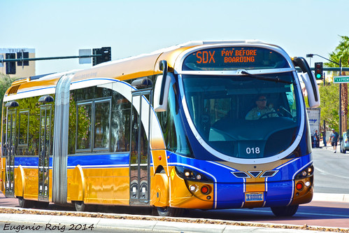 The Strip & Downtown Express (aka the SDX). Las Vegas Public Bus Transportation.