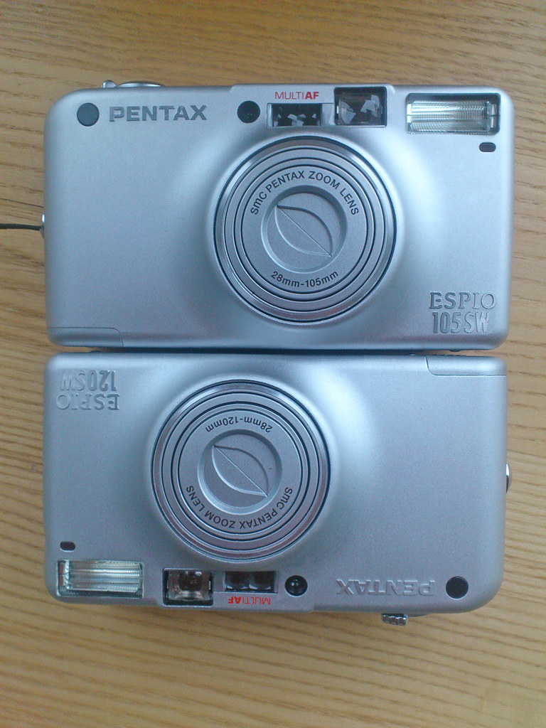Pentax ESPIO 105SW & 120SW | identical twins - Pentax ESPIO … | Flickr