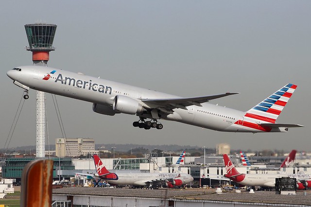 American Airlines - Boeing 777-323ER N724AN @ London Heathrow