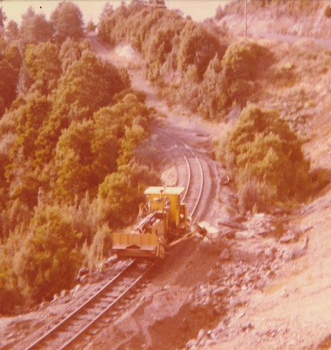 outdoors track scenic australia rails tasmania landslip ebr trackmachine c1977 emubayrailway