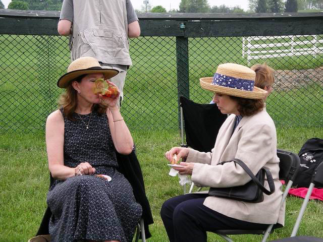 Laurie & Cheri at the Virginia Gold Cup a few years ago