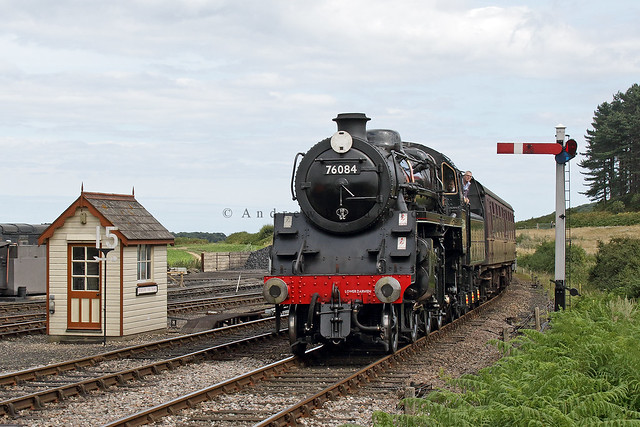 BR Standard Class 4MT 76084 - Weybourne Station, North Norfolk Railway.