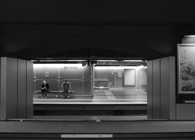 Waiting metro