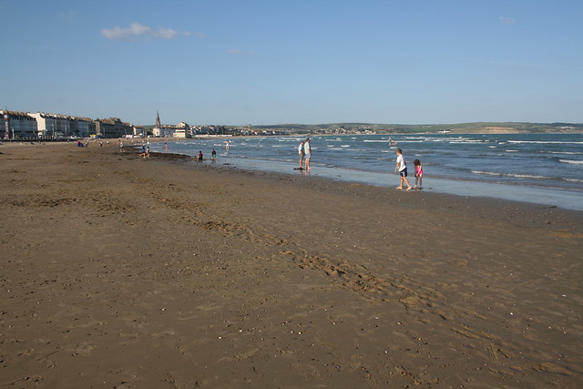 The beach at Weymouth