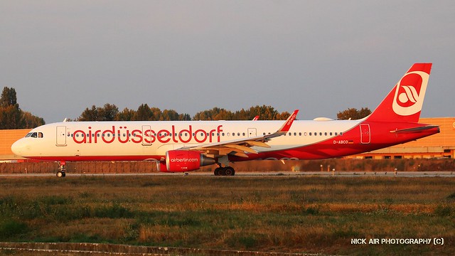 D-ABCO Air Berlin Airbus A321-211(WL) painted in 