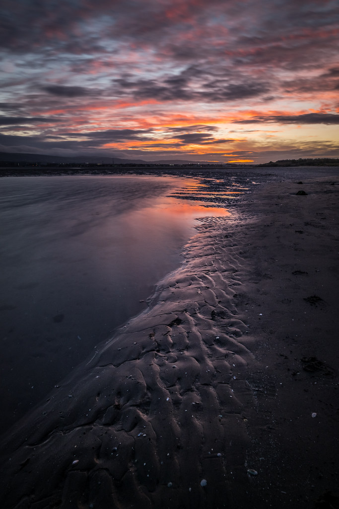 Sunset on the beach - Dublin, Ireland - Seascape photography
