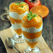 Hurmaa-virsiku kohupiimavaht / Persimmon and peach curd cheese cream