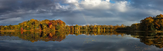 Autumn Long Pond Pano