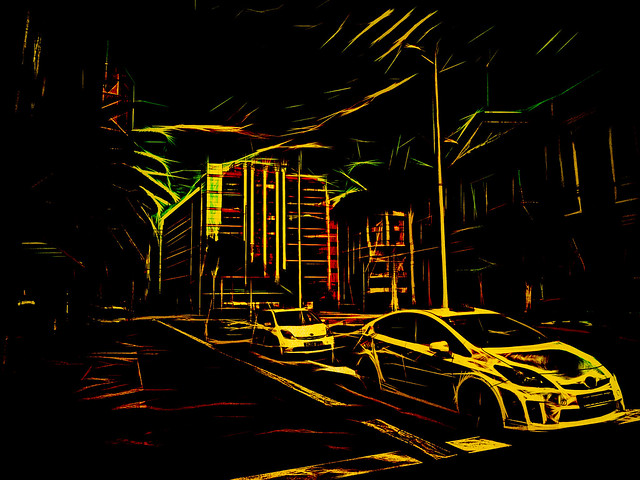 Neon street