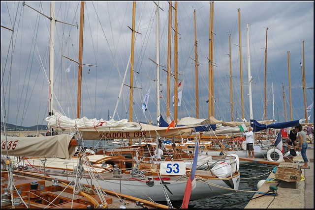 Masts at Saint-Tropez port