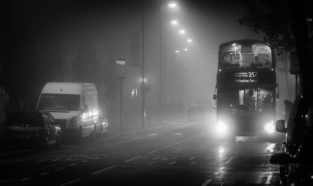 London fog at midnight