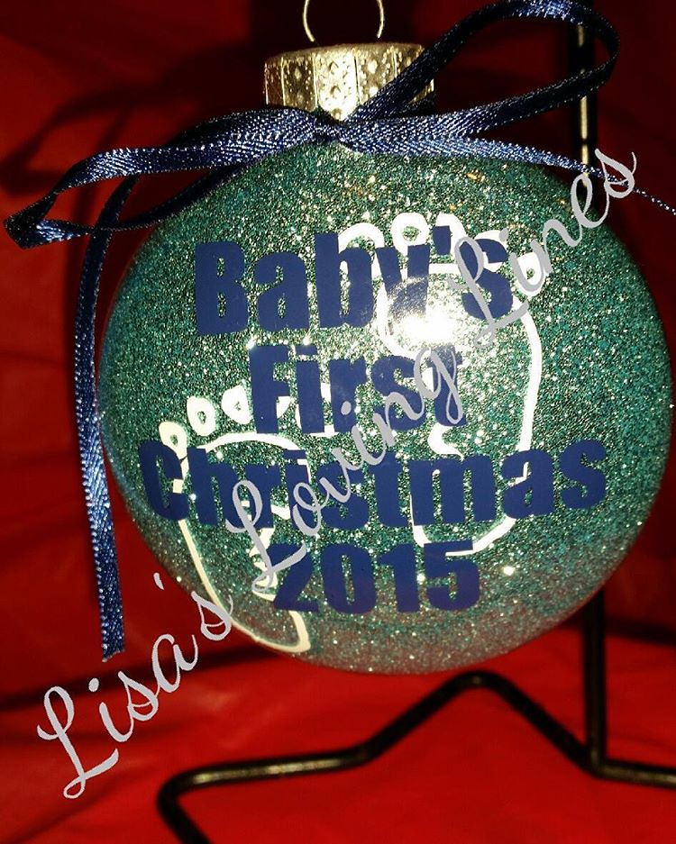 Baby boy's first #christmas. Sweet #ribbon tied into a #bo… | Flickr