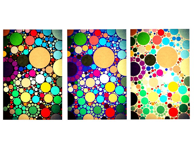 Tryptych: Colour Cells