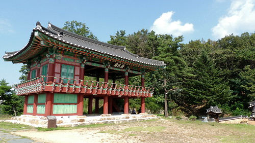 house building historical architecture monument sampanseo guhak yeongju southkorea september 2016 pagoda