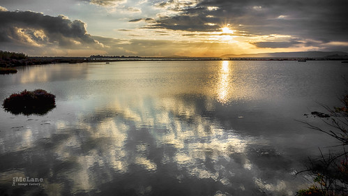 sunset reflections reflects reflets reflejos water waterfront cloudy cloudscape