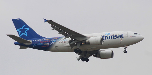 A310 AIR TRANSAT C-GSTF AIR TRANSAT MONTREAL-BARCELONE EL PRAT LE 17 10 15