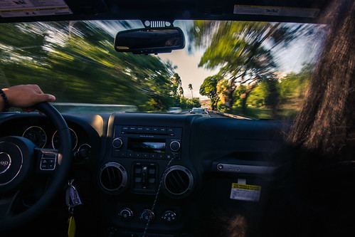 rolling in a jeep by nguyeningg, life blue trees light sunset sea sky sun mountains beach water clouds sunrise hawaii dock jeep shots