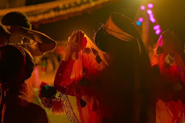 Qashgai women dance at wedding