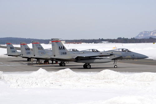 4 F-15C's 104th FW MA ANG | 86-0168 85-0125 85-0113 85-0108 … | Flickr
