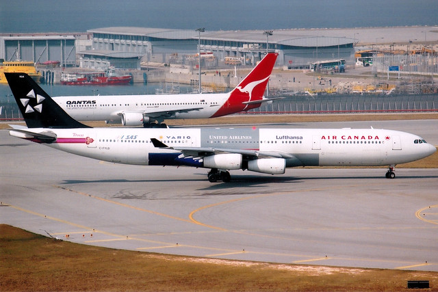 Air Canada | Airbus A340-300 | C-FYLD | Star Alliance livery | Hong Kong International