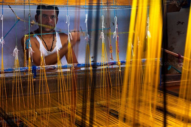 Weaving. Maheshwar, India