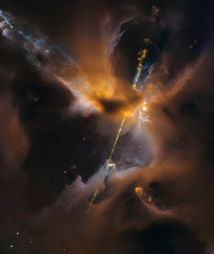 Hubble Sees the Force Awakening in a Newborn Star | by NASA Goddard Photo and Video