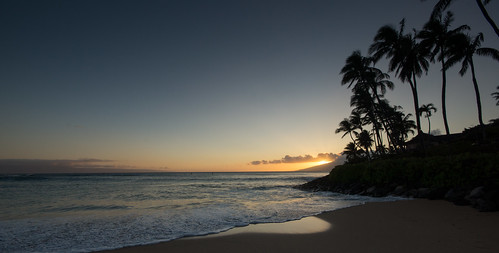 sunset usa beach silhouette america hawaii paradise unitedstates maui calm lahaina sigma1020mm napilibay sonydslra65