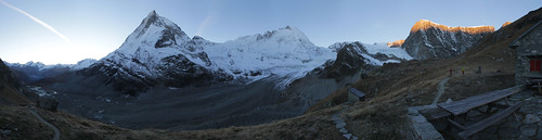 Panoramic view near the Schönbielhütte by Björn S..., panorama schweiz switzerland suisse explore zermatt svizzera wallis valais hugin schönbielhütte
