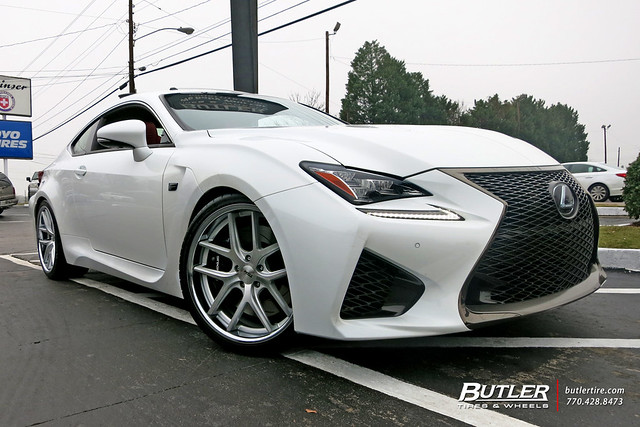 Lexus RCF with 20in TSW Portier Wheels and Michelin Pilot Super Sport Tires