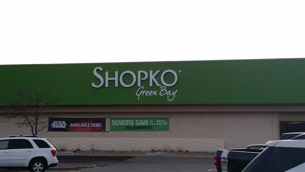 Shopko Green Bay East - New sign, new colors, new slogan, new interior remodel for 2015
