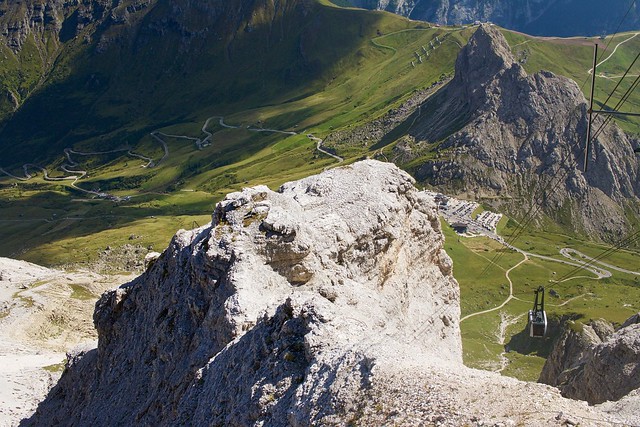 Dolomites - La Funivia del Sass Pordoi