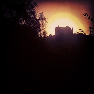 my home has a castle #Marburg #castle #sunset #behind_de_scenes #love_splash #bnw_splash #tgif_colorsplash #instant_colorsplashes