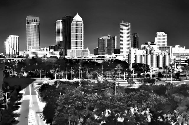 The skyline of Tampa, Florida, U.S.A.