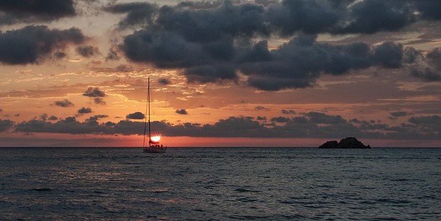 Sunrise on Ponza island...