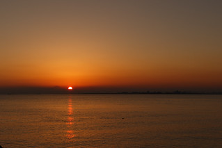 Sunset of Tokyo Bay