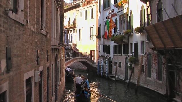 Gondoliers, Venice, Italy '2007'