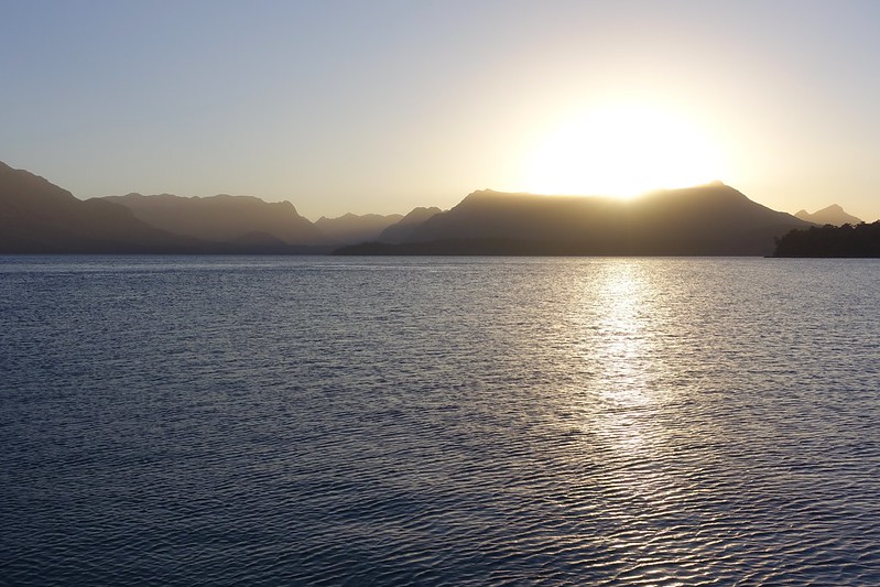 Lago Nahuel Huapi sunset