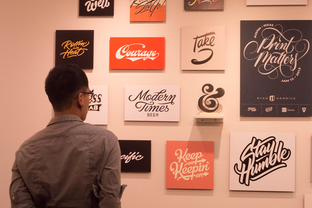 The Draw of Lettering Exhibit