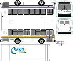 Carson Circuit Eldorado Transmark RE-32 paper bus