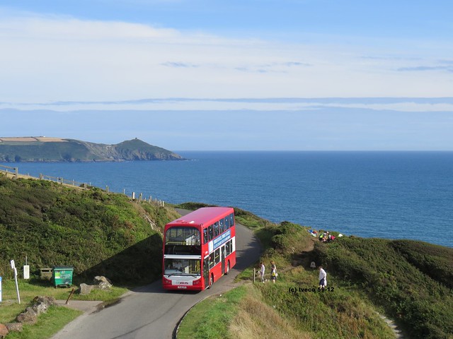 PL51LFE - Military Road, Freathy, Cornwall, August 2015.