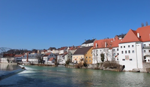 Steyr - Austria by Been Around, Die Steyr / Steyr-River - FH Steyr - Wehrgraben - Steyrdorf - Steyr - Oberösterreich / Upper Austria