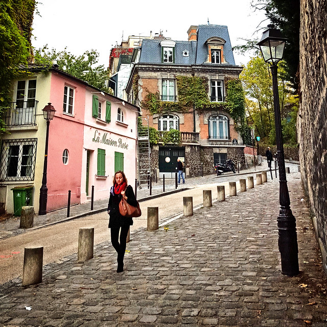 Near La Maison Rose in Montmartre